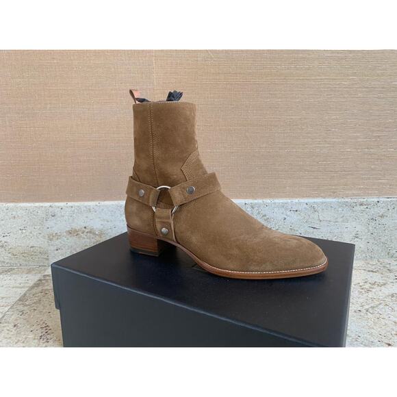 Wyatt Harness Boots in Light Brown main image 14